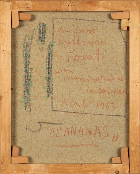Bruno Cassinari : L'ananas  - Asta Arte Moderna e Contemporanea e Fotografia - Associazione Nazionale - Case d'Asta italiane