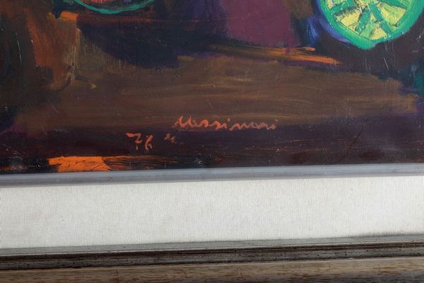 Bruno Cassinari : Natura morta  - Asta Arte Moderna e Contemporanea e Fotografia - Associazione Nazionale - Case d'Asta italiane