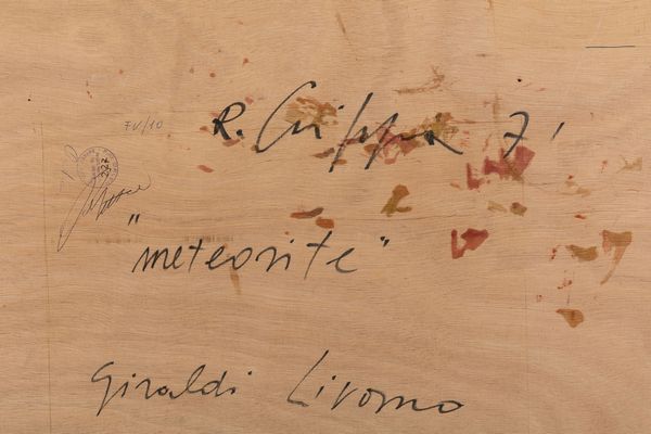 ROBERTO CRIPPA : Meteorite  - Asta Arte Moderna e Contemporanea e Fotografia - Associazione Nazionale - Case d'Asta italiane