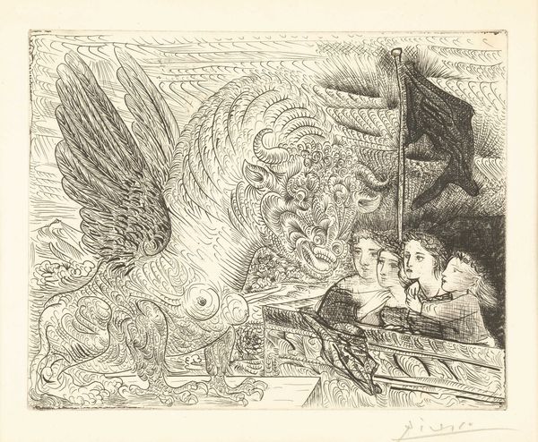 Pablo Picasso : Taureau ail contempl par quatre enfants (da La Suite Vollard)  - Asta Arte Moderna e Contemporanea e Fotografia - Associazione Nazionale - Case d'Asta italiane