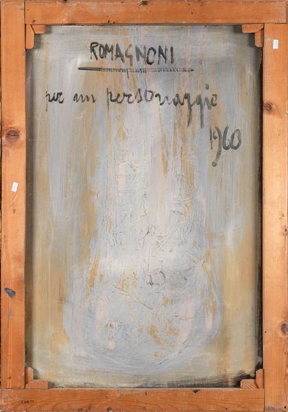 Bepi Romagnoni : Per un personaggio  - Asta Arte Moderna e Contemporanea e Fotografia - Associazione Nazionale - Case d'Asta italiane