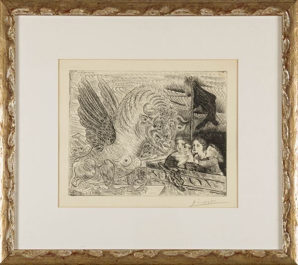 Pablo Picasso : Taureau ail contempl par quatre enfants (da La Suite Vollard)  - Asta Arte Moderna e Contemporanea e Fotografia - Associazione Nazionale - Case d'Asta italiane