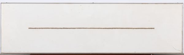 Giovanni Anselmo : Linea terra  - Asta Arte Moderna e Contemporanea e Fotografia - Associazione Nazionale - Case d'Asta italiane