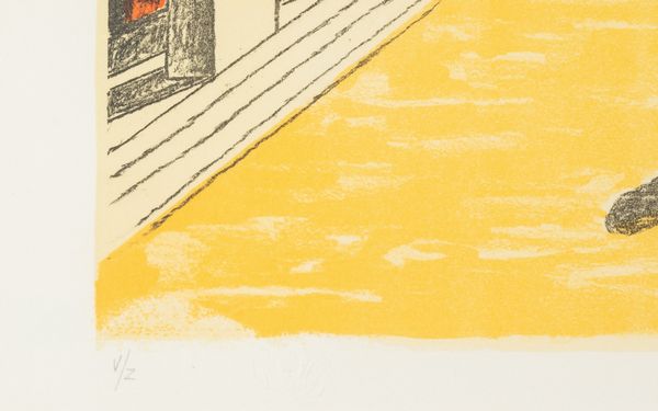 Giorgio de Chirico : Piazza dItalia con efebo  - Asta Arte Moderna e Contemporanea e Fotografia - Associazione Nazionale - Case d'Asta italiane