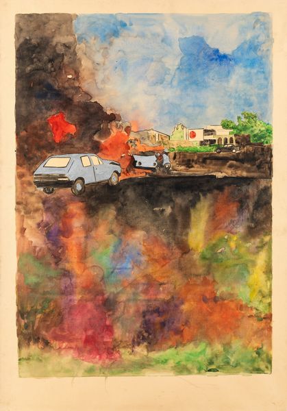 FRANCO ANGELI : Incidente  - Asta Arte Moderna e Contemporanea e Fotografia - Associazione Nazionale - Case d'Asta italiane