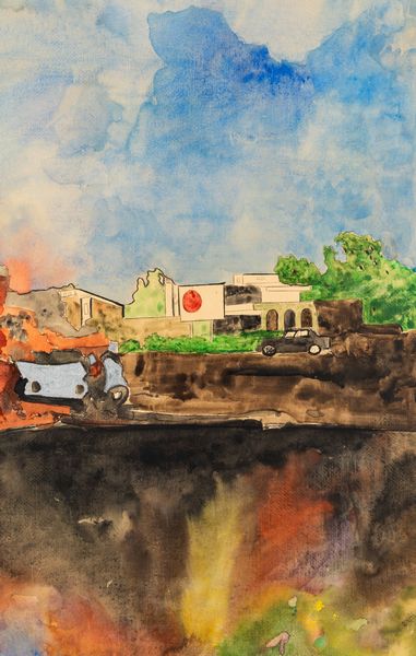 FRANCO ANGELI : Incidente  - Asta Arte Moderna e Contemporanea e Fotografia - Associazione Nazionale - Case d'Asta italiane