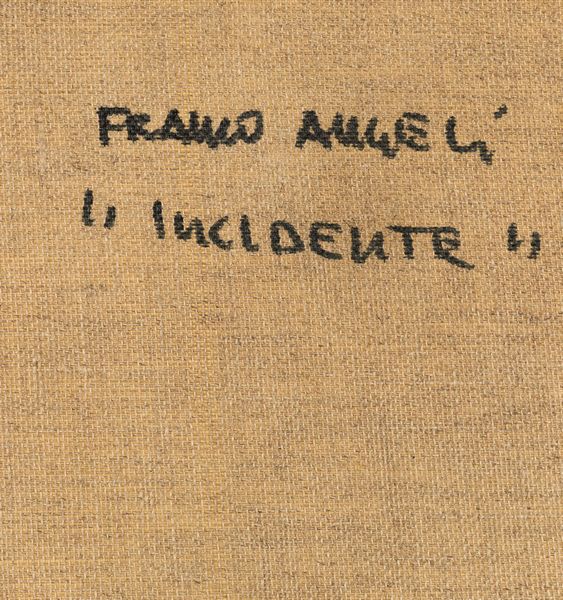 FRANCO ANGELI : Incidente  - Asta Arte Moderna e Contemporanea e Fotografia - Associazione Nazionale - Case d'Asta italiane