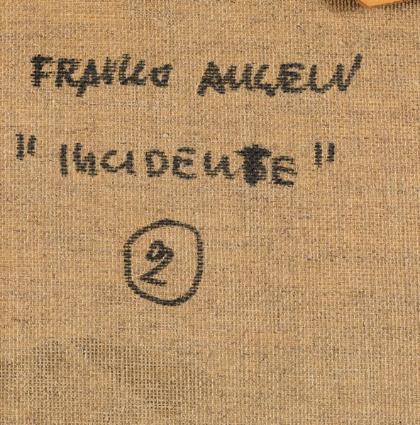 FRANCO ANGELI : Incidente  - Asta Arte Moderna e Contemporanea e Fotografia - Associazione Nazionale - Case d'Asta italiane