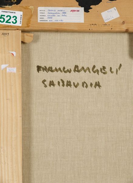 FRANCO ANGELI : Sabaudia  - Asta Arte Moderna e Contemporanea e Fotografia - Associazione Nazionale - Case d'Asta italiane