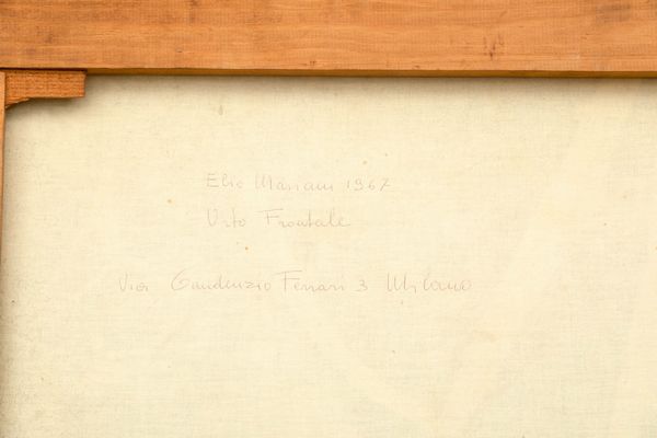 ELIO MARIANI : Urto frontale  - Asta Arte Moderna e Contemporanea e Fotografia - Associazione Nazionale - Case d'Asta italiane