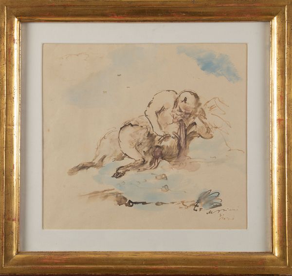 Filippo de Pisis : Fauno  - Asta Arte Moderna e Contemporanea e Fotografia - Associazione Nazionale - Case d'Asta italiane