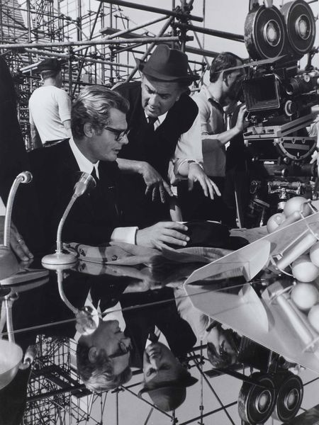 TAZIO SECCHIAROLI : Fellini e Mastroianni  - Asta Arte Moderna e Contemporanea e Fotografia - Associazione Nazionale - Case d'Asta italiane