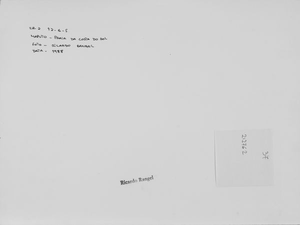 Ricardo Rangel : Ricardo Rangel (1924-2009) Maputo, Praia da Costa Do Sol, 1988  - Asta Arte Moderna e Contemporanea e Fotografia - Associazione Nazionale - Case d'Asta italiane