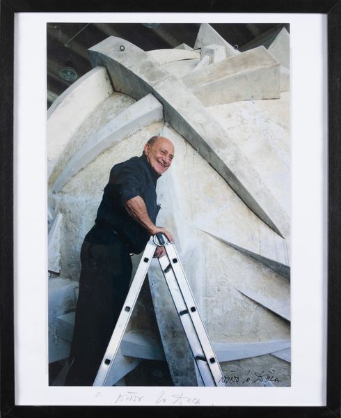Nino Lo Duca : Arnaldo Pomodoro a lavoro  - Asta Arte Moderna e Contemporanea e Fotografia - Associazione Nazionale - Case d'Asta italiane