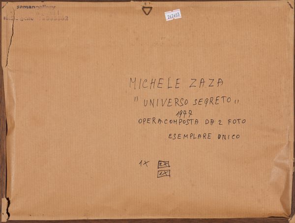 MICHELE ZAZA : Universo segreto  - Asta Arte Moderna e Contemporanea e Fotografia - Associazione Nazionale - Case d'Asta italiane