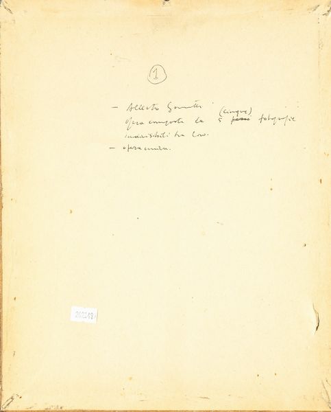 Alberto Garutti : Senza titolo  - Asta Arte Moderna e Contemporanea e Fotografia - Associazione Nazionale - Case d'Asta italiane