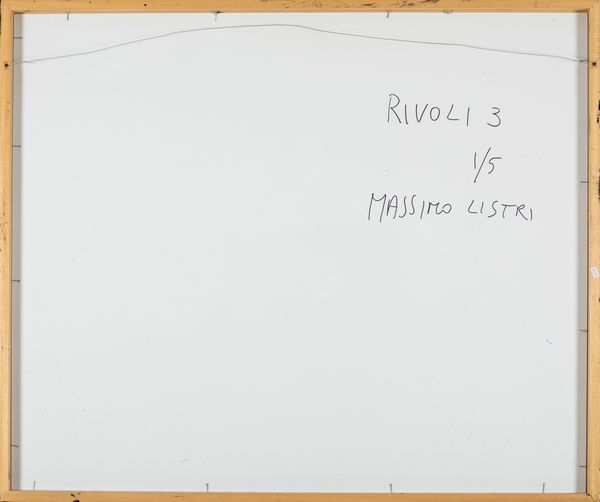 Massimo Listri : Rivoli 3  - Asta Arte Moderna e Contemporanea e Fotografia - Associazione Nazionale - Case d'Asta italiane