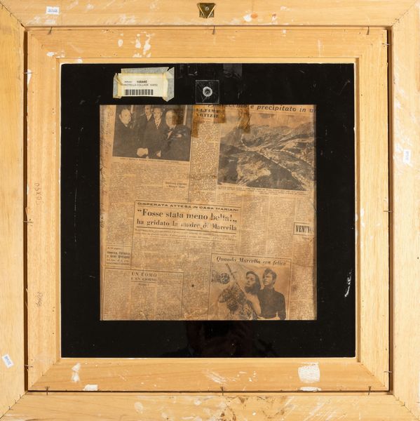 MIMMO ROTELLA : Senza titolo  - Asta Arte Moderna e Contemporanea e Fotografia - Associazione Nazionale - Case d'Asta italiane