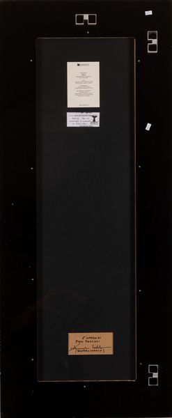 Pino Pascali : Missile  - Asta Arte Moderna e Contemporanea e Fotografia - Associazione Nazionale - Case d'Asta italiane