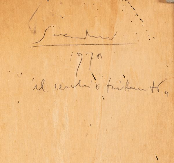 EMILIO SCANAVINO : Il cerchio trattenuto  - Asta Arte Moderna e Contemporanea e Fotografia - Associazione Nazionale - Case d'Asta italiane