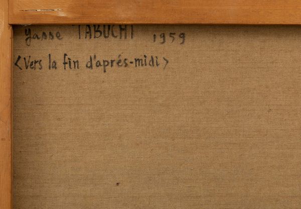 Yasse Tabuchi : Vers la fin d'apres-midi  - Asta Arte Moderna e Contemporanea e Fotografia - Associazione Nazionale - Case d'Asta italiane
