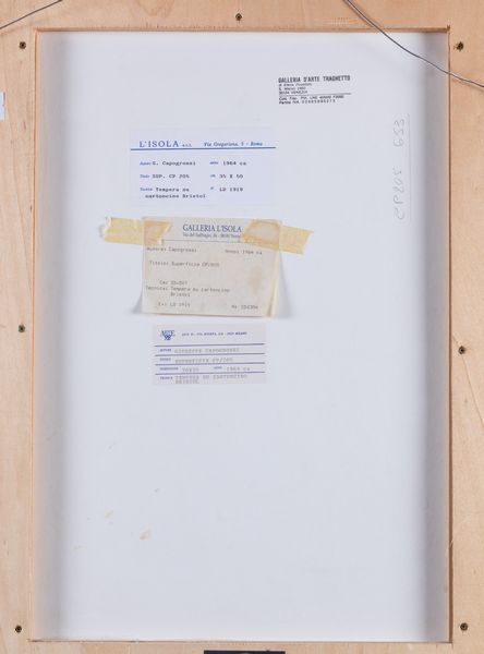Giuseppe Capogrossi : Superficie CP/205  - Asta Arte Moderna e Contemporanea e Fotografia - Associazione Nazionale - Case d'Asta italiane
