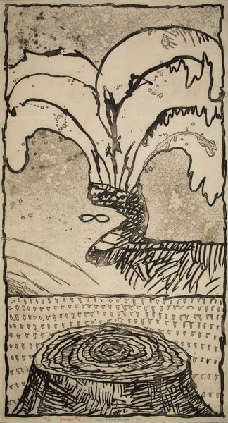 Pierre Alechinsky : Vaincu parce que plus fort (Defeated because stronger)  - Asta Arte Moderna e Contemporanea e Fotografia - Associazione Nazionale - Case d'Asta italiane