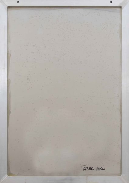 MICHELANGELO PISTOLETTO : Autoritratto  - Asta Arte Moderna e Contemporanea e Fotografia - Associazione Nazionale - Case d'Asta italiane