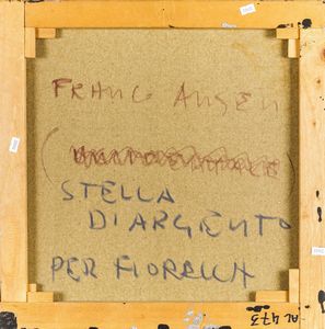 FRANCO ANGELI : Stella d�argento  - Asta Arte Moderna e Contemporanea e Fotografia - Associazione Nazionale - Case d'Asta italiane