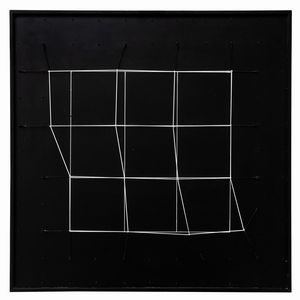 Gianni Colombo : Doppia linea bianca  - Asta Arte Moderna e Contemporanea e Fotografia - Associazione Nazionale - Case d'Asta italiane