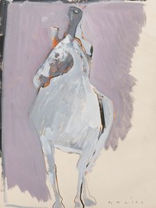 Marino Marini : Studio per cavaliere  - Asta Arte Moderna e Contemporanea e Fotografia - Associazione Nazionale - Case d'Asta italiane