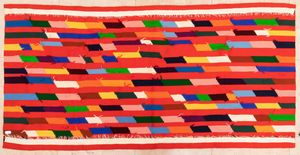 PIERO DORAZIO : Senza titolo (Andante rosso)  - Asta Arte Moderna e Contemporanea e Fotografia - Associazione Nazionale - Case d'Asta italiane