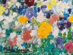 MICHELE CASCELLA : Campo di fiori  - Asta Arte Moderna e Contemporanea e Fotografia - Associazione Nazionale - Case d'Asta italiane