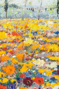 MICHELE CASCELLA : Campo di fiori  - Asta Arte Moderna e Contemporanea e Fotografia - Associazione Nazionale - Case d'Asta italiane