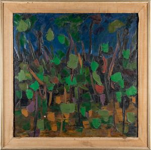 Ennio Morlotti : Paesaggio  - Asta Arte Moderna e Contemporanea e Fotografia - Associazione Nazionale - Case d'Asta italiane