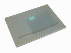 John Baldessari - Throwing three balls in the air to get a straight line (best of thirty-six attempts)<BR>