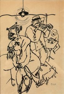 George Grosz - Caff