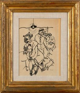 George Grosz : Caff  - Asta Arte Moderna e Contemporanea e Fotografia - Associazione Nazionale - Case d'Asta italiane