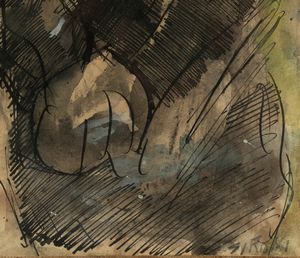 Mario Sironi : Figura  - Asta Arte Moderna e Contemporanea e Fotografia - Associazione Nazionale - Case d'Asta italiane