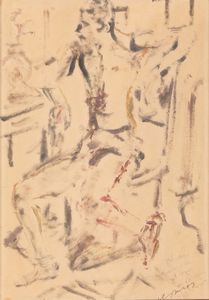 Filippo de Pisis - Ragazzo seduto