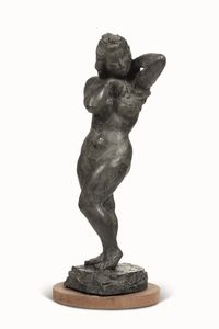 CARLO CONTE - Donna che si leva la camicia/ Bagnante