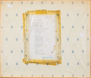 Giovanni Testori : Senza titolo  - Asta Arte Moderna e Contemporanea e Fotografia - Associazione Nazionale - Case d'Asta italiane