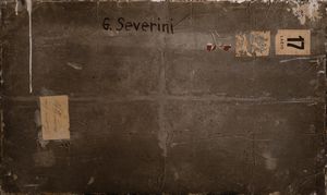 Gino Severini : Natura morta con galli e pesci  - Asta Arte Moderna e Contemporanea e Fotografia - Associazione Nazionale - Case d'Asta italiane