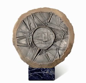 Giò Pomodoro : Piastra disco  - Asta Arte Moderna e Contemporanea e Fotografia - Associazione Nazionale - Case d'Asta italiane