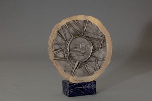 Giò Pomodoro : Piastra disco  - Asta Arte Moderna e Contemporanea e Fotografia - Associazione Nazionale - Case d'Asta italiane