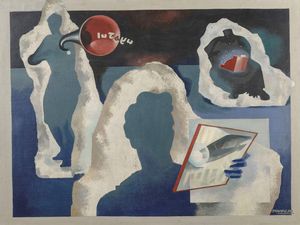 Enrico Prampolini - Metamorfosi degli dei o Il trionfo della civilt meccanica