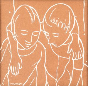 Felice Casorati : Le amiche  - Asta Arte Moderna e Contemporanea e Fotografia - Associazione Nazionale - Case d'Asta italiane