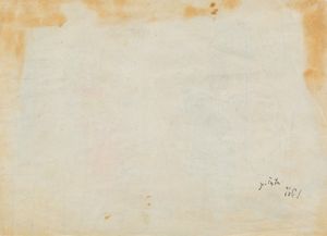 Giovanni Testori : Senza titolo  - Asta Arte Moderna e Contemporanea e Fotografia - Associazione Nazionale - Case d'Asta italiane