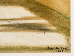 Dino Buzzati : Un invadente parlamentare  - Asta Arte Moderna e Contemporanea e Fotografia - Associazione Nazionale - Case d'Asta italiane