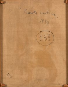 Giuseppe Ajmone : Pianta esotica  - Asta Arte Moderna e Contemporanea e Fotografia - Associazione Nazionale - Case d'Asta italiane